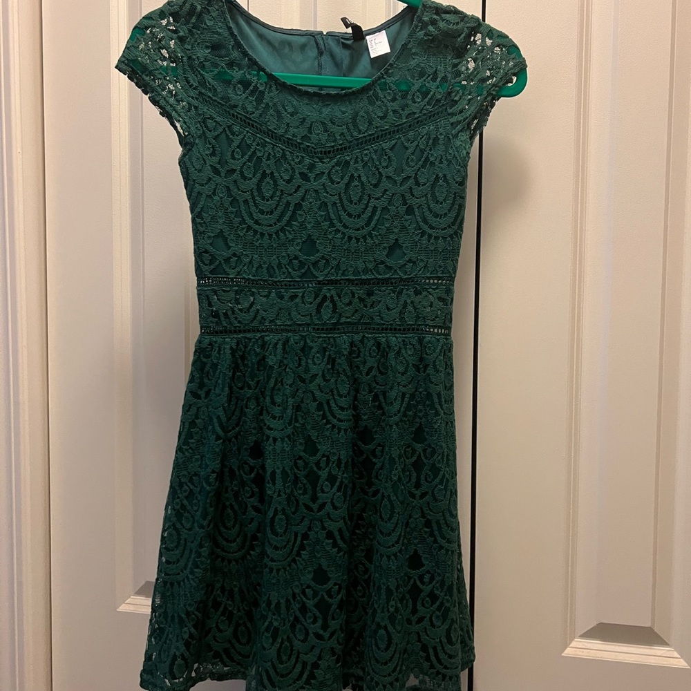 Teal H&M dress